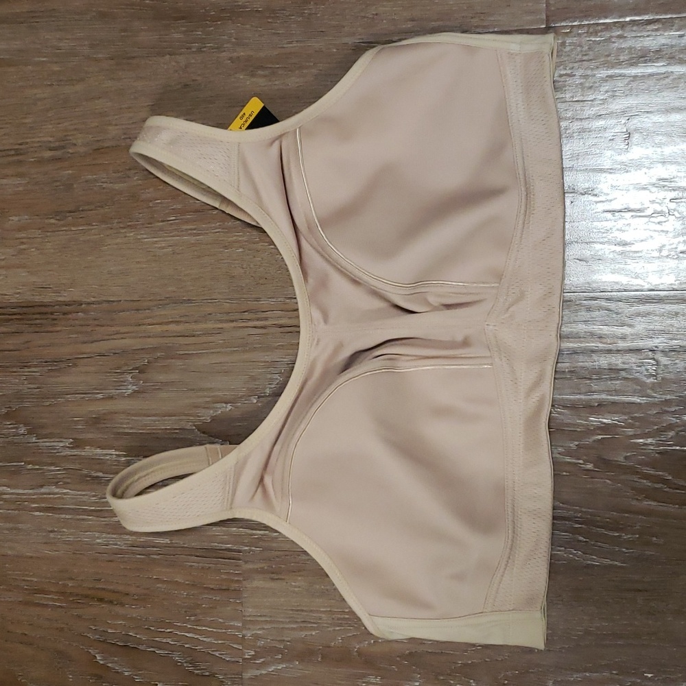 (40D) NWT WingsLove Padless Wireless Bra in Nude Neutral Comfy Minimalist